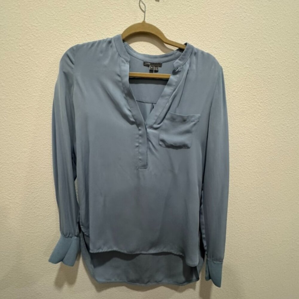 Vince Women's Blue Long Sleeve (Size 6)